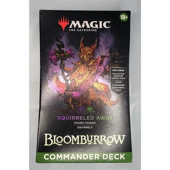 Magic the Gathering Bloomburrow Squirreled Away Commander Deck - New Sealed
